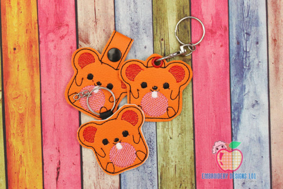 Cute Dormouse ITH Keyfob Design Review