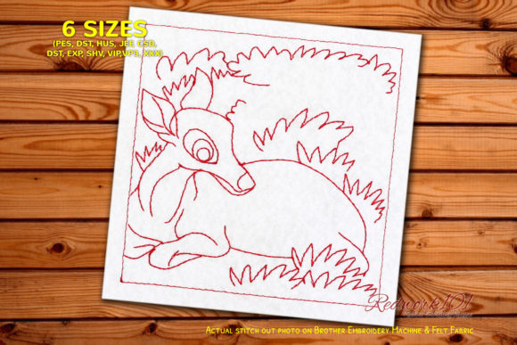 Deer Sitting on Grass Design Review