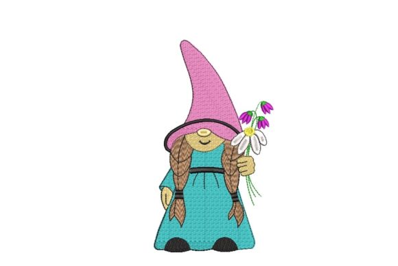 Gnome Girl with Flower Review for Seasonal Creations