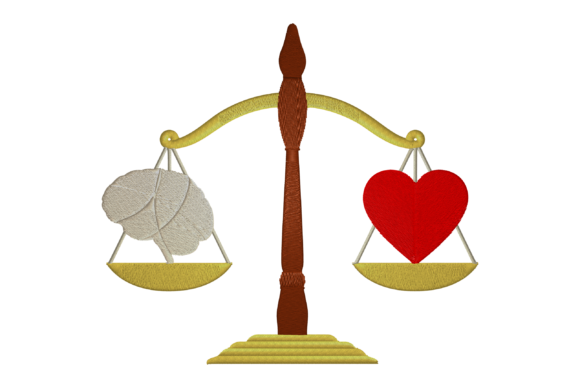 Heart and Brain on Balance Embroidery Review