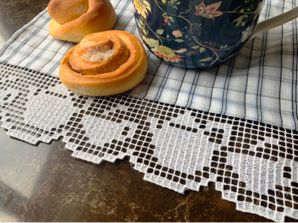 Lace Edging for Kitchen Towels