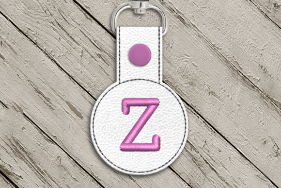 Letter Z ITH Round Key Fob Applique Review