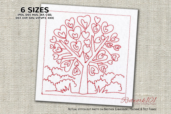 Love Tree Embroidery Design Review